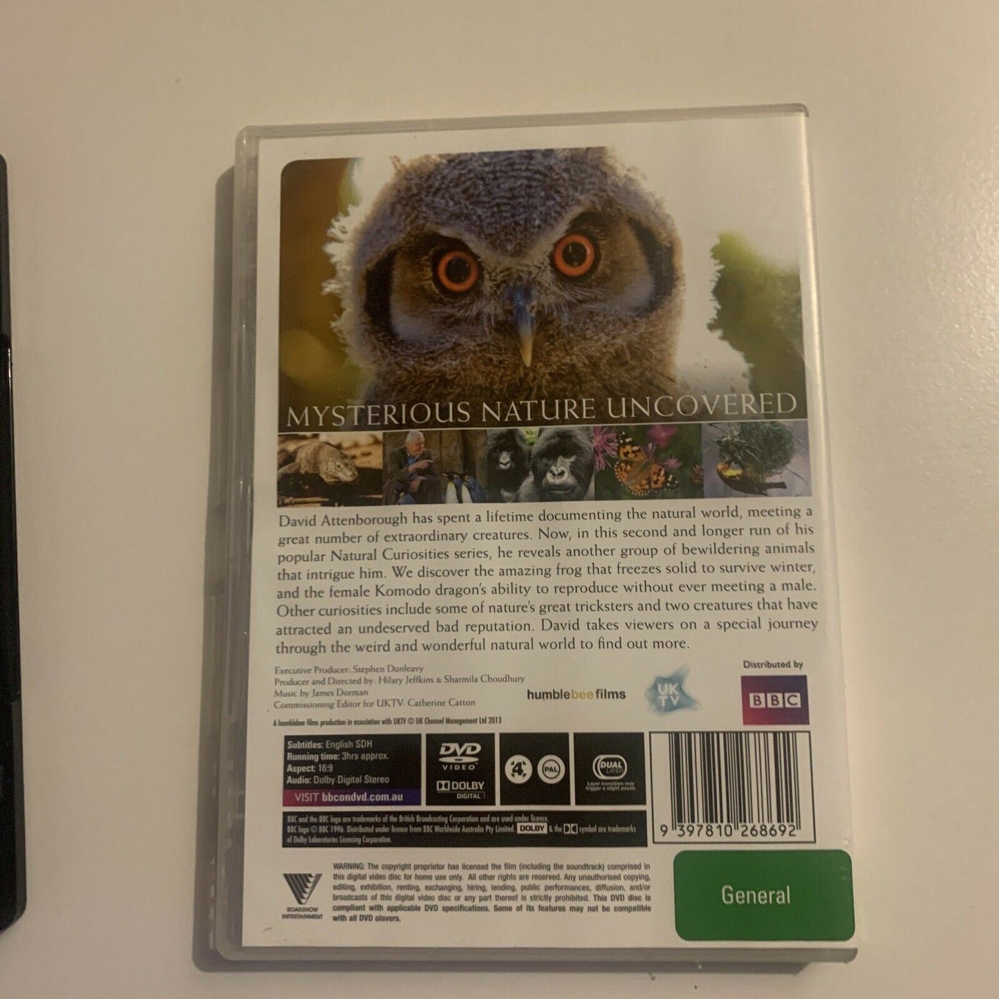 David Attenborough's Natural Curiosities : Series 1 & 2 (DVD, 2013, 3-Disc)