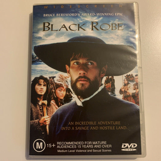 Black Robe (DVD, 2002) Bruce Beresford, Lothaire Bluteau, Aden Young Region 4