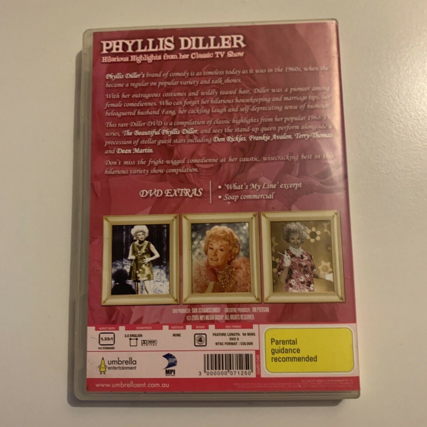 Phyllis Diller - Hilarious Highlights From Her Classic TV Show (DVD, 2005)