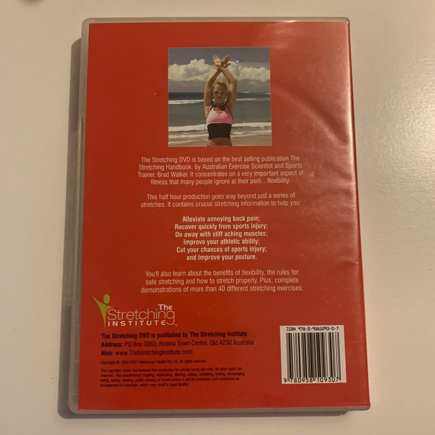 The Stretching DVD - 42 Unique Stretching Exercises (DVD, 2007) Brad Walker