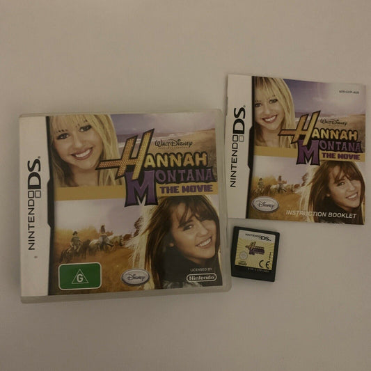 Hannah Montana: The Movie (Nintendo DS, 2006, Disney) - Includes Manual