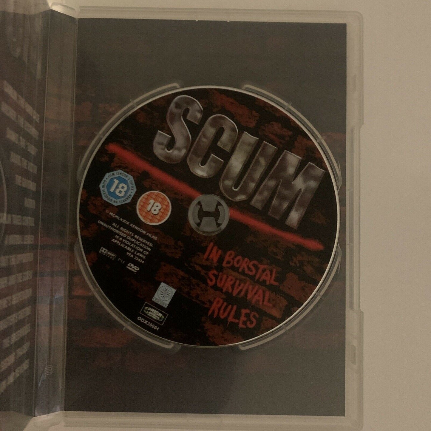 Scum (DVD, 1979) Ray Winstone. Region 2