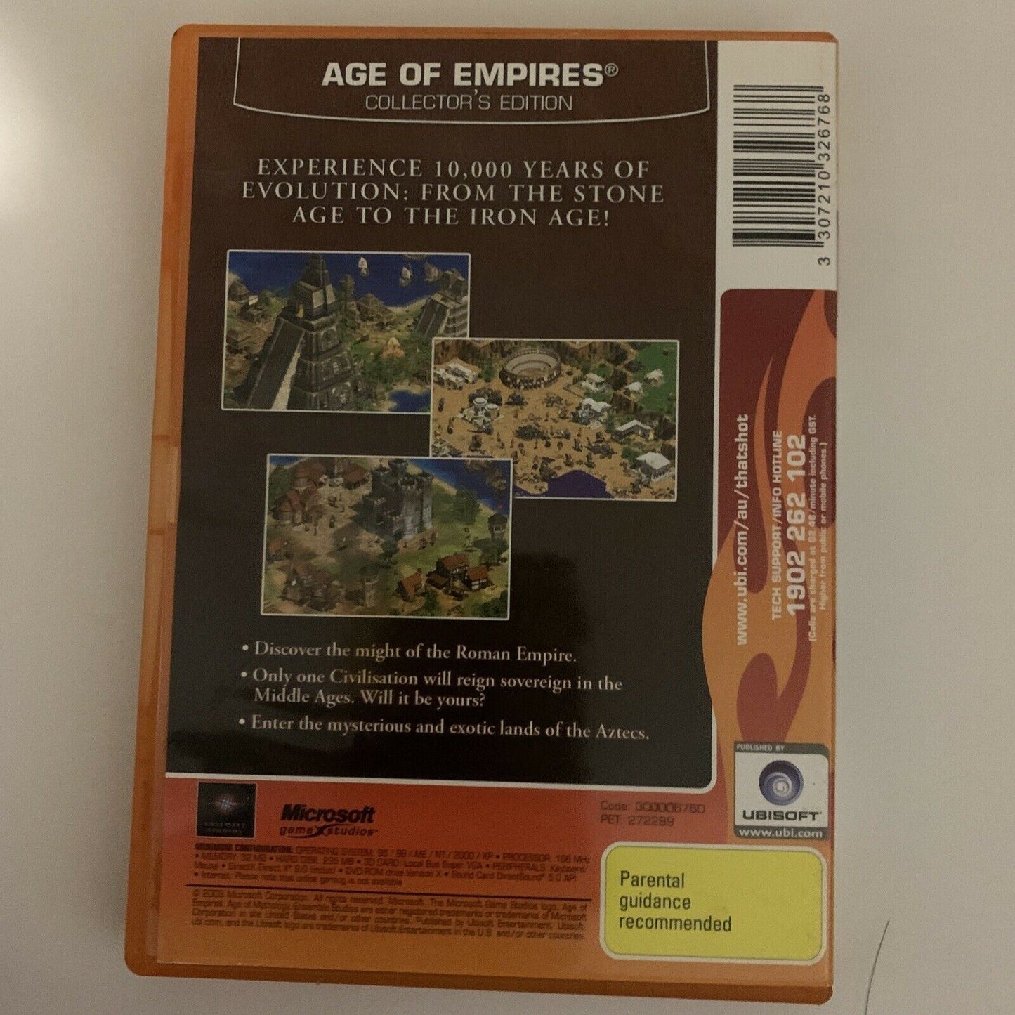 Age Of Empires Collectors Edition PC DVD ROM Video Game (PC 2003)