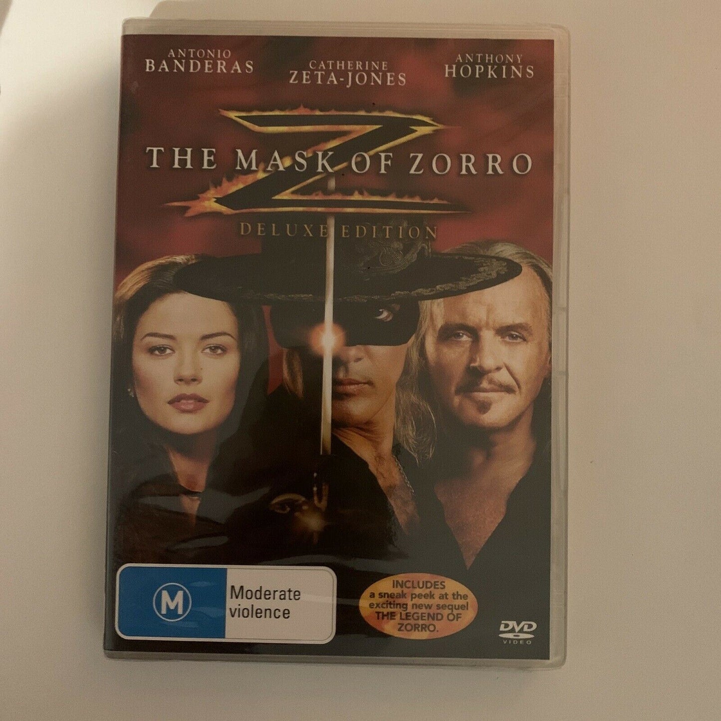 *New Sealed* The Mask Of Zorro - Deluxe Edition (DVD, 1998) Region 4