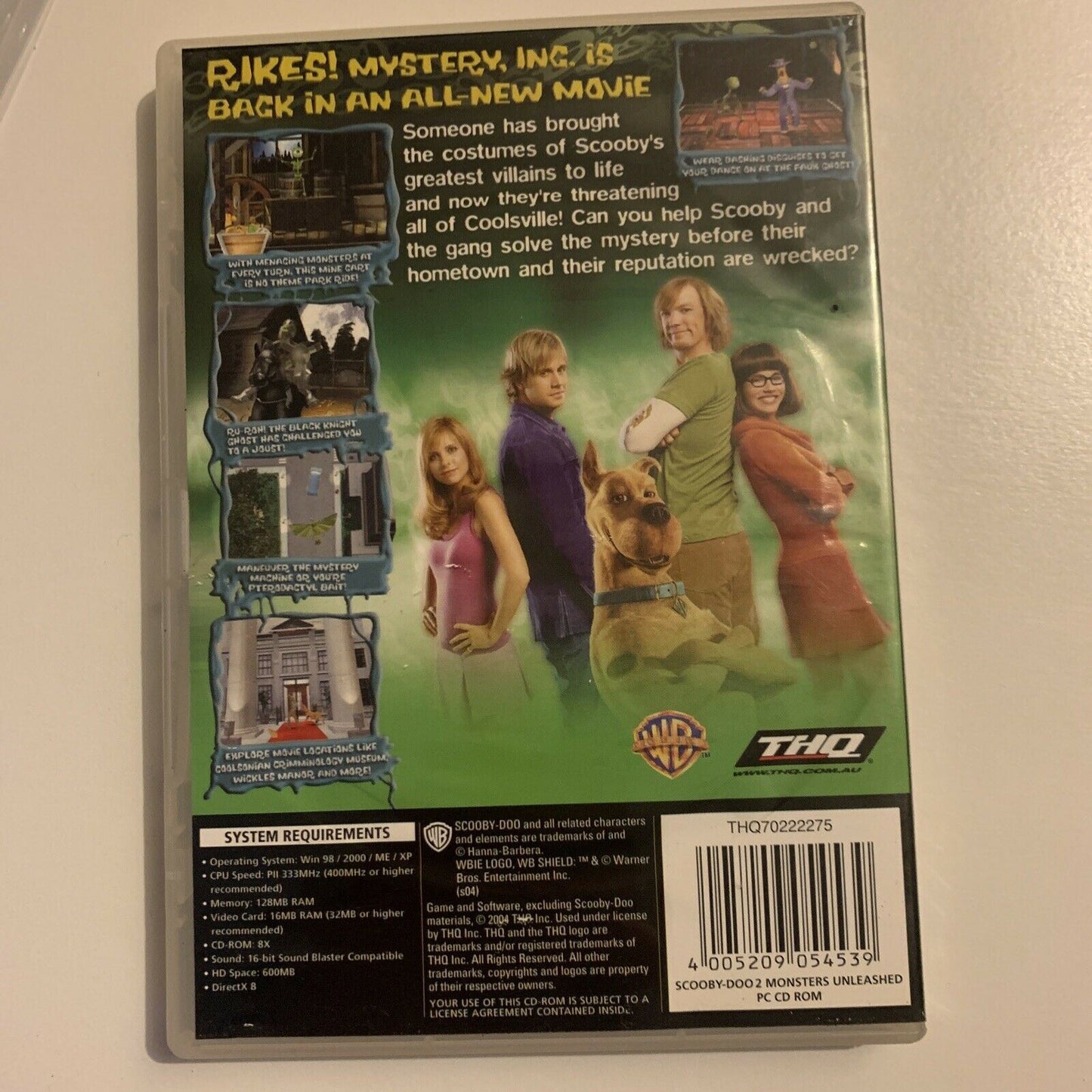SCOOBY-DOO 2 Monsters Unleashed PC CDROM Video Game – Retro Unit