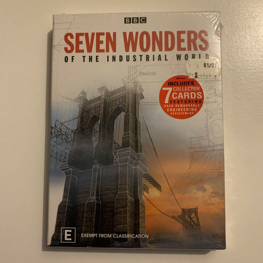 *New Sealed* Seven Wonders Of The Industrial World (DVD, 2008, 2-Disc) Region 4