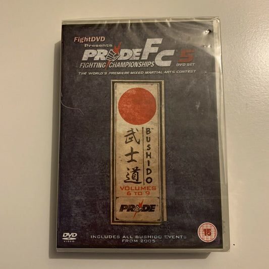 *New Sealed* Pride FC Fighting Championship: Bushido Vol 6-9 (DVD, 2005)