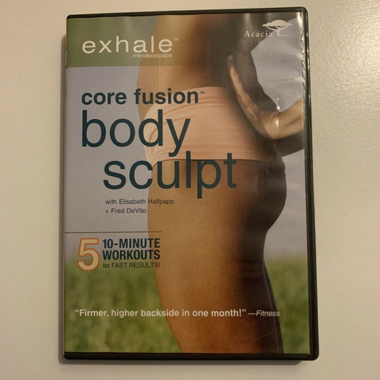 Core Fusion: Body Sculpt With Elisabeth Halfpapp & Freed DeVito (DVD, 2008)