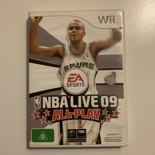 NBA Live 09 All-Play - Nintendo Wii Game PAL