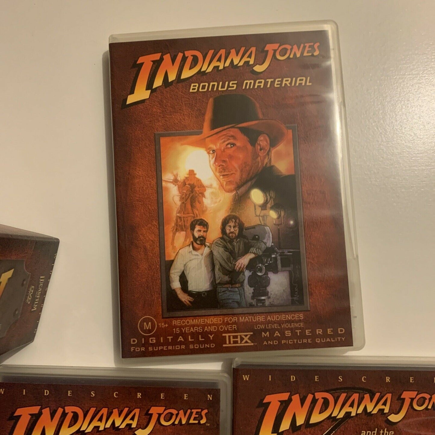 Indiana Jones - The Complete Movie Collection (DVD, 2003, 4-Disc Set) Region 4