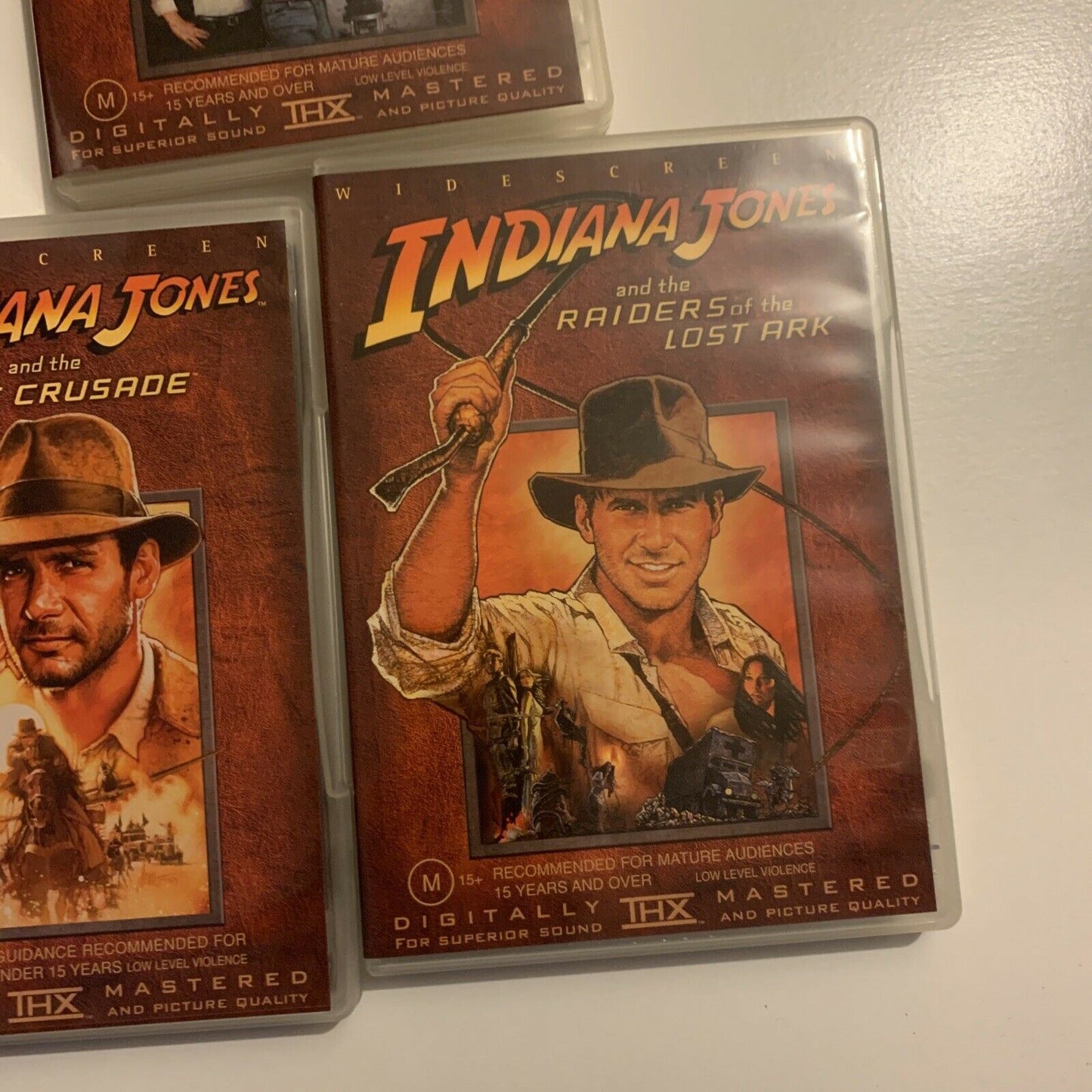 Indiana Jones - The Complete Movie Collection (DVD, 2003, 4-Disc Set) Region 4