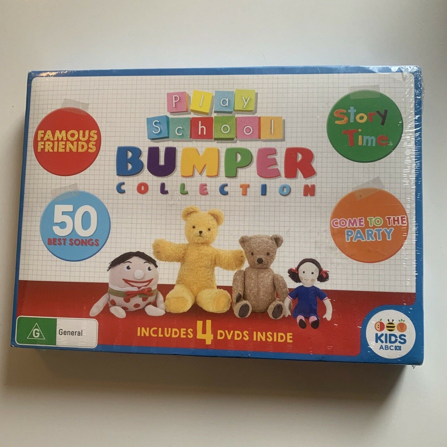 *New Sealed* Play School Bumper Collection (DVD, 2018, 4-Disc) Region 4