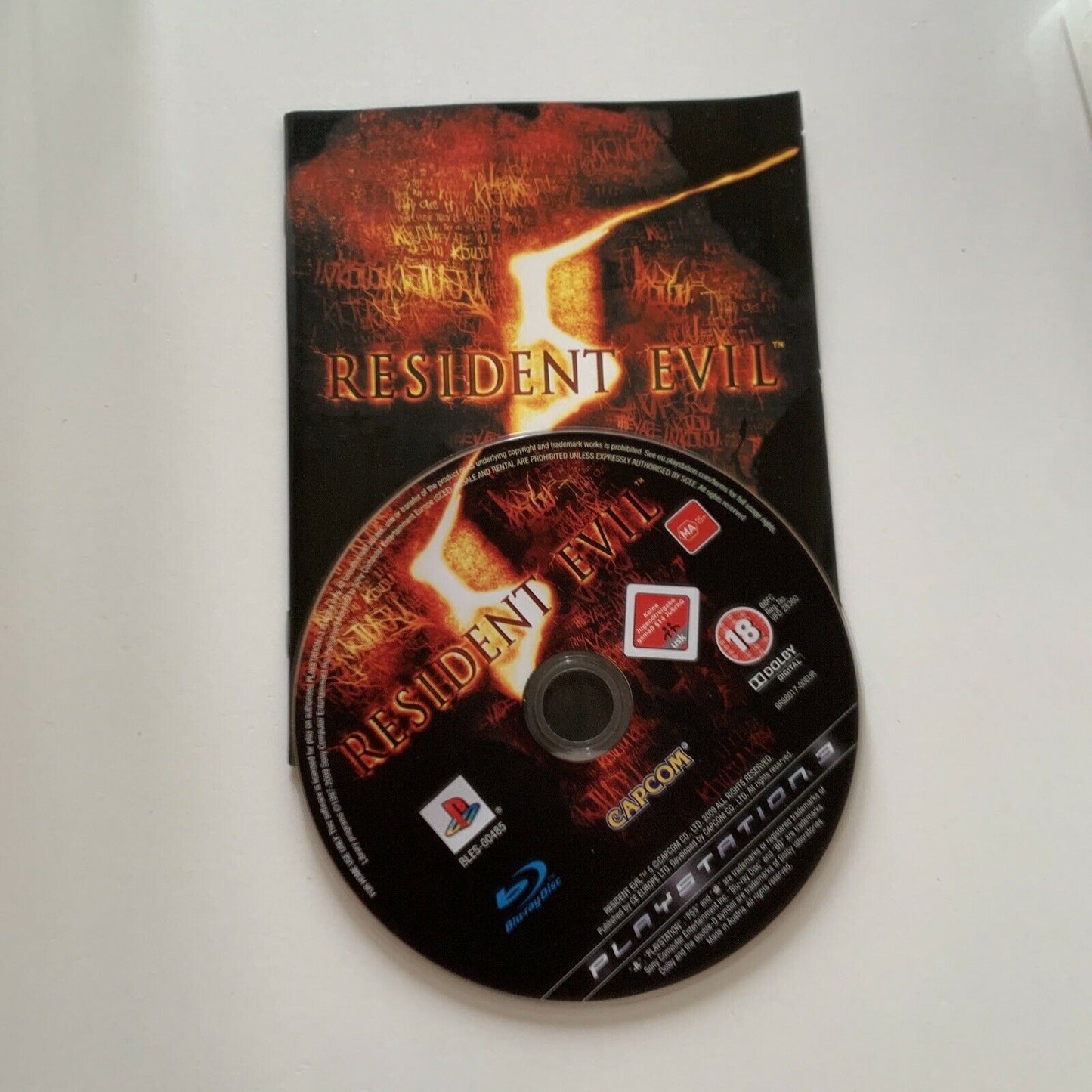 Resident Evil 5 PS3 Playstation 3 With Manual