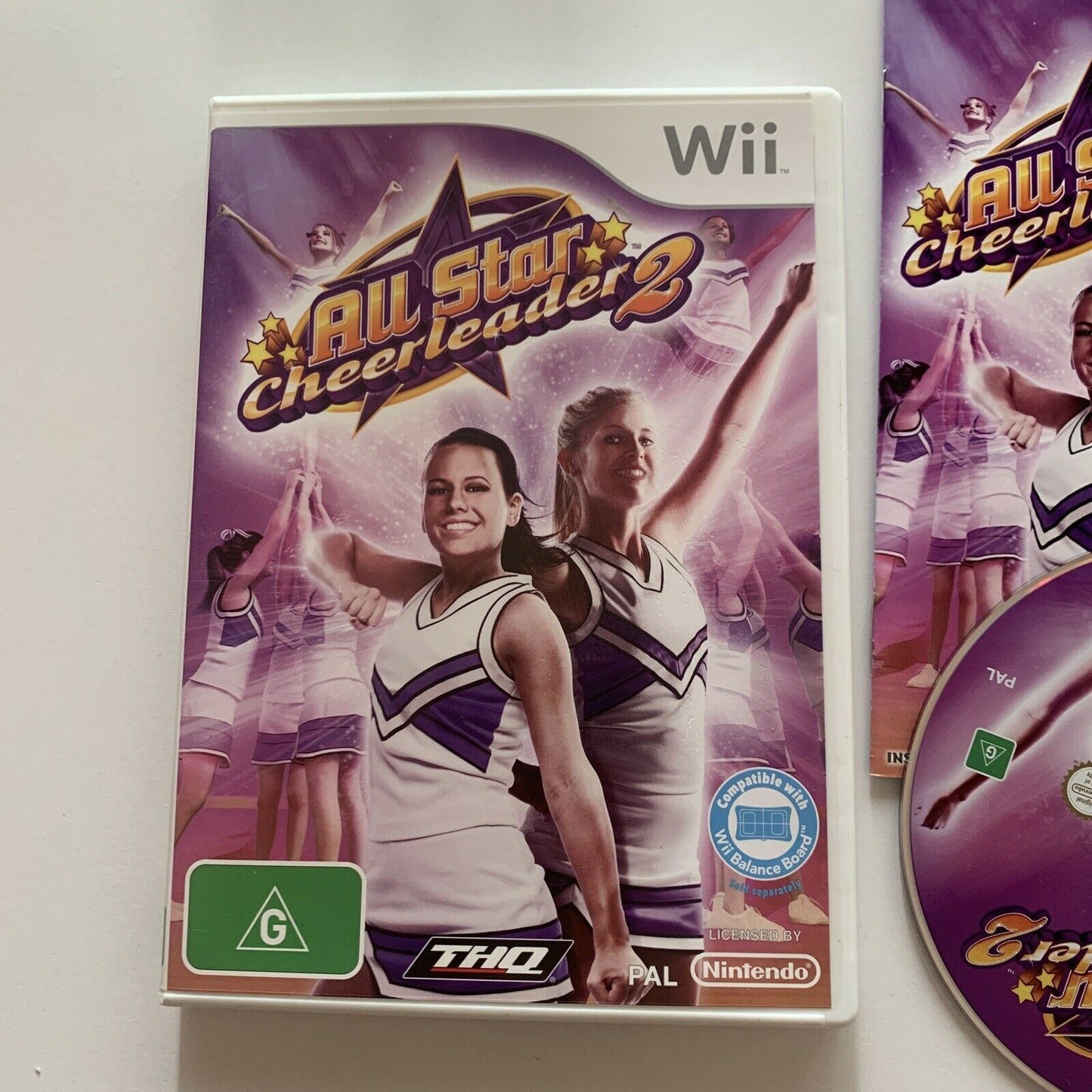 All Star Cheerleader 2 - Nintendo Wii With Manual PAL
