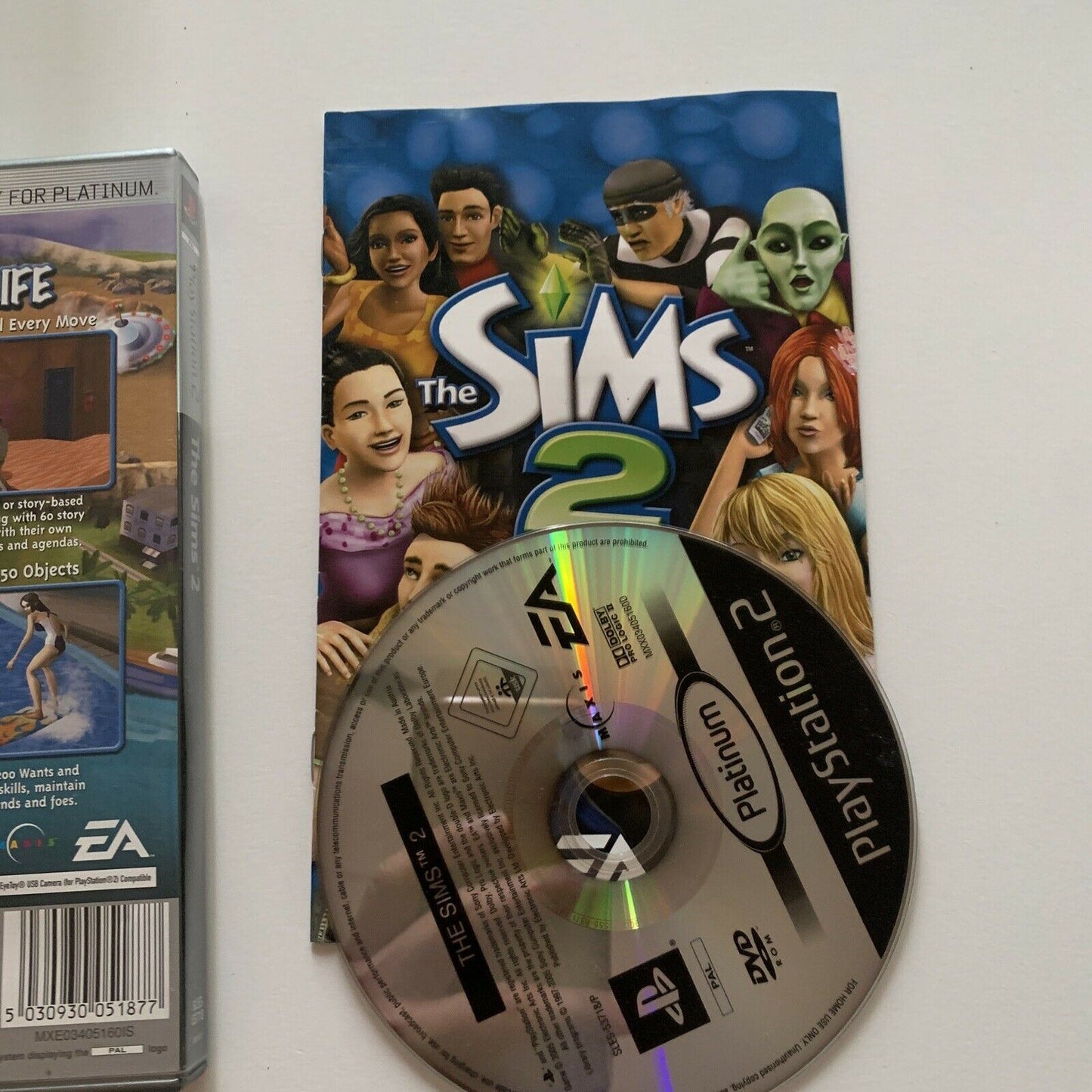 The Sims 2 PlayStation 2 PS2 With Manual PAL