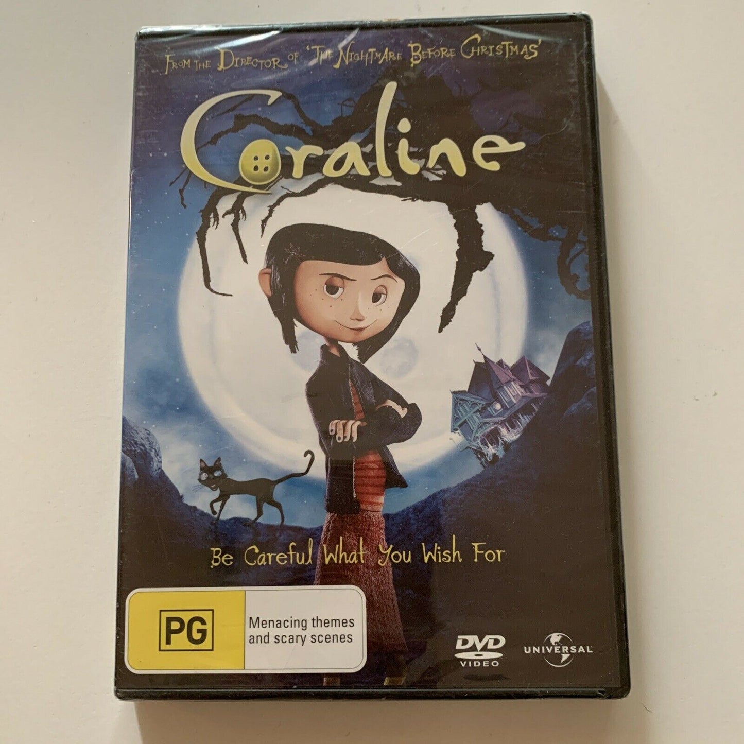*New Sealed* Coraline (DVD, 2010) Dakota Fanning Region 4