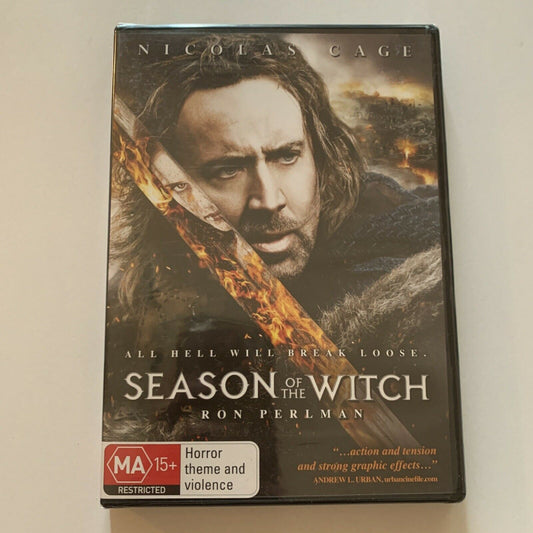 *New Sealed* Season Of The Witch (DVD, 2010) Nicolas Cage, Claire Foy Region 4