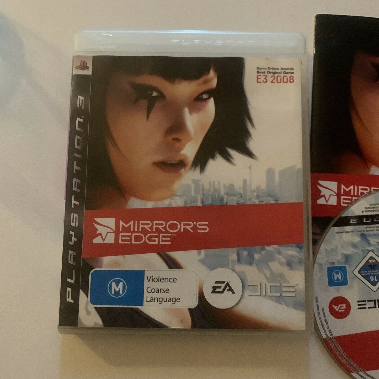 Mirror’s Edge - PlayStation 3 PS3 Game With Manual