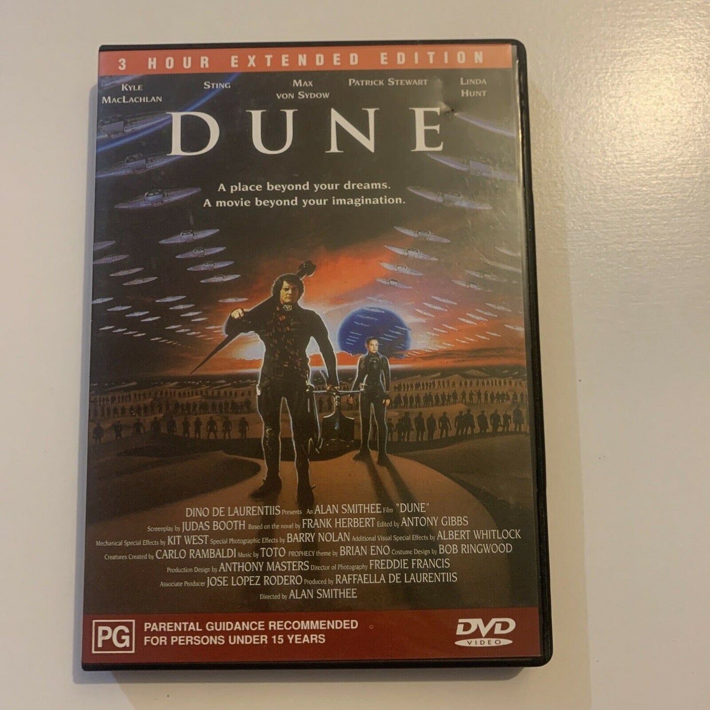 Dune - 3 Hour Extended Edition (DVD, 1984) Kyle MacLachlan, Sting