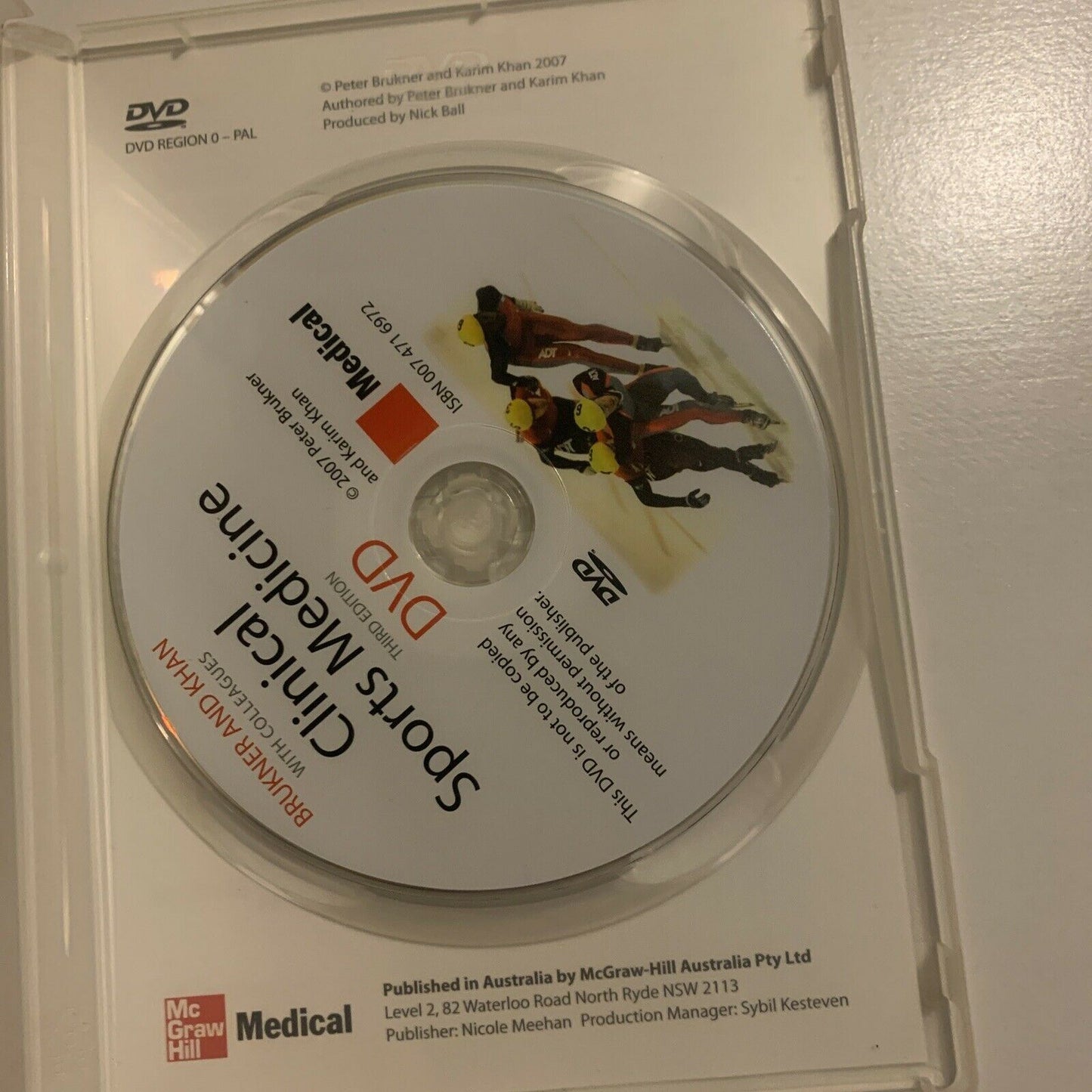 Clinical Sports Medicine - 3rd Edition (DVD, 2007) Peter Brukner, Karim Khan