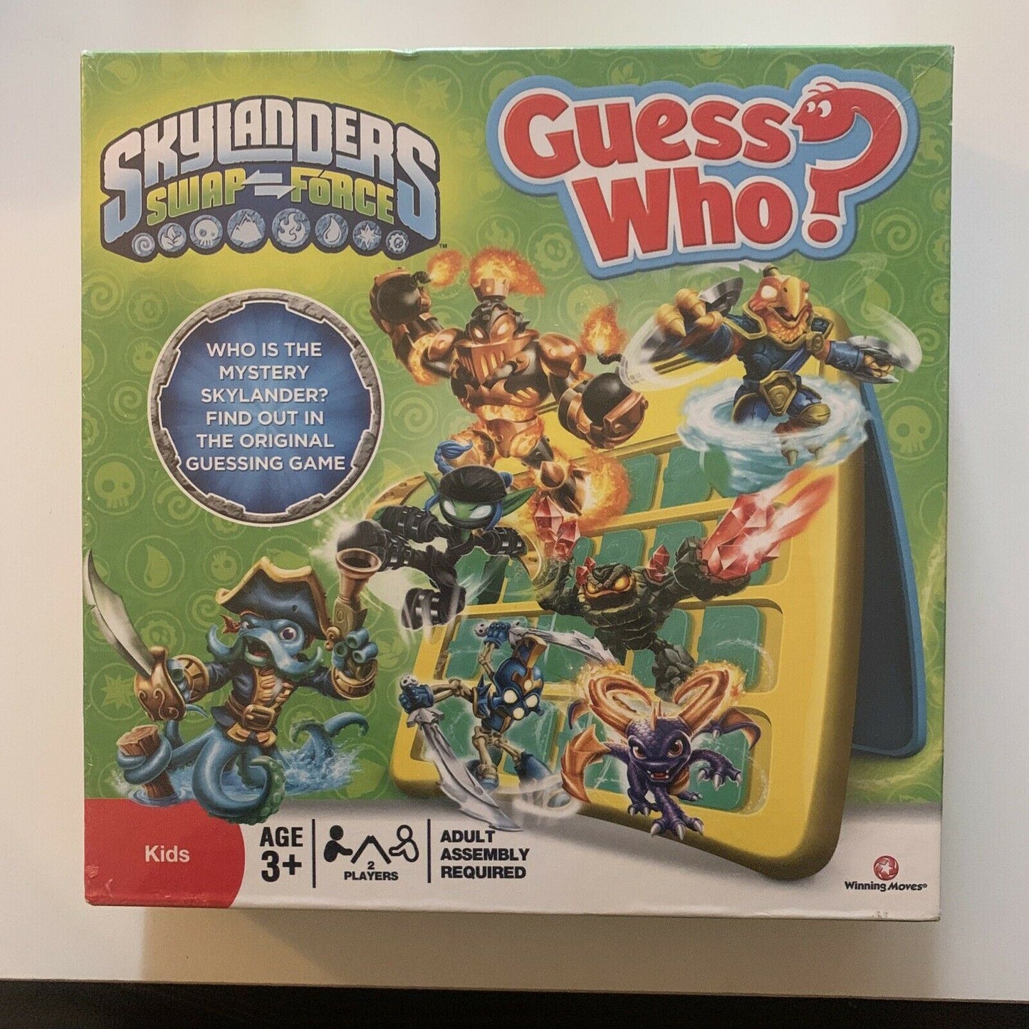 *New Sealed* Skylanders Swap Force 'Guess Who' Board Game Puzzle