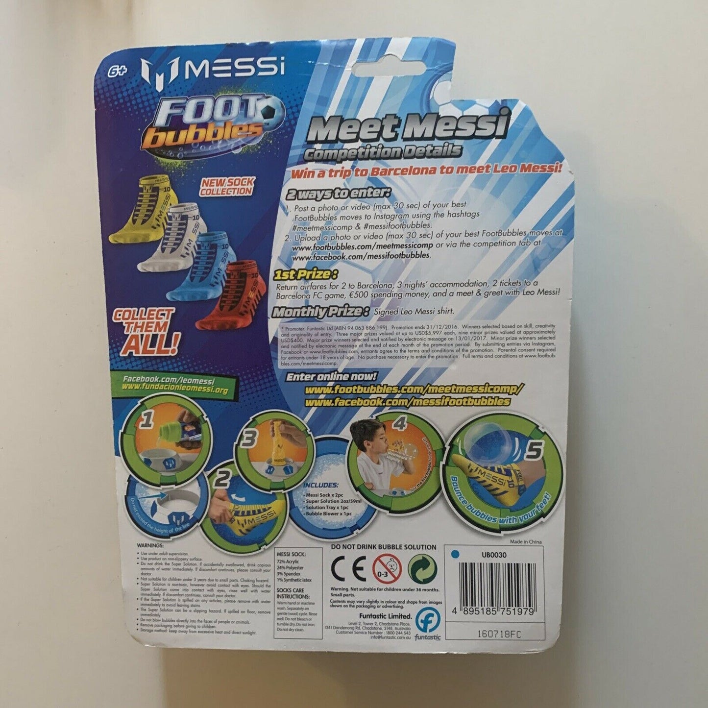 *New* Leo Messi FootBubbles - Juggle Foot bubbles Like Leo Messi