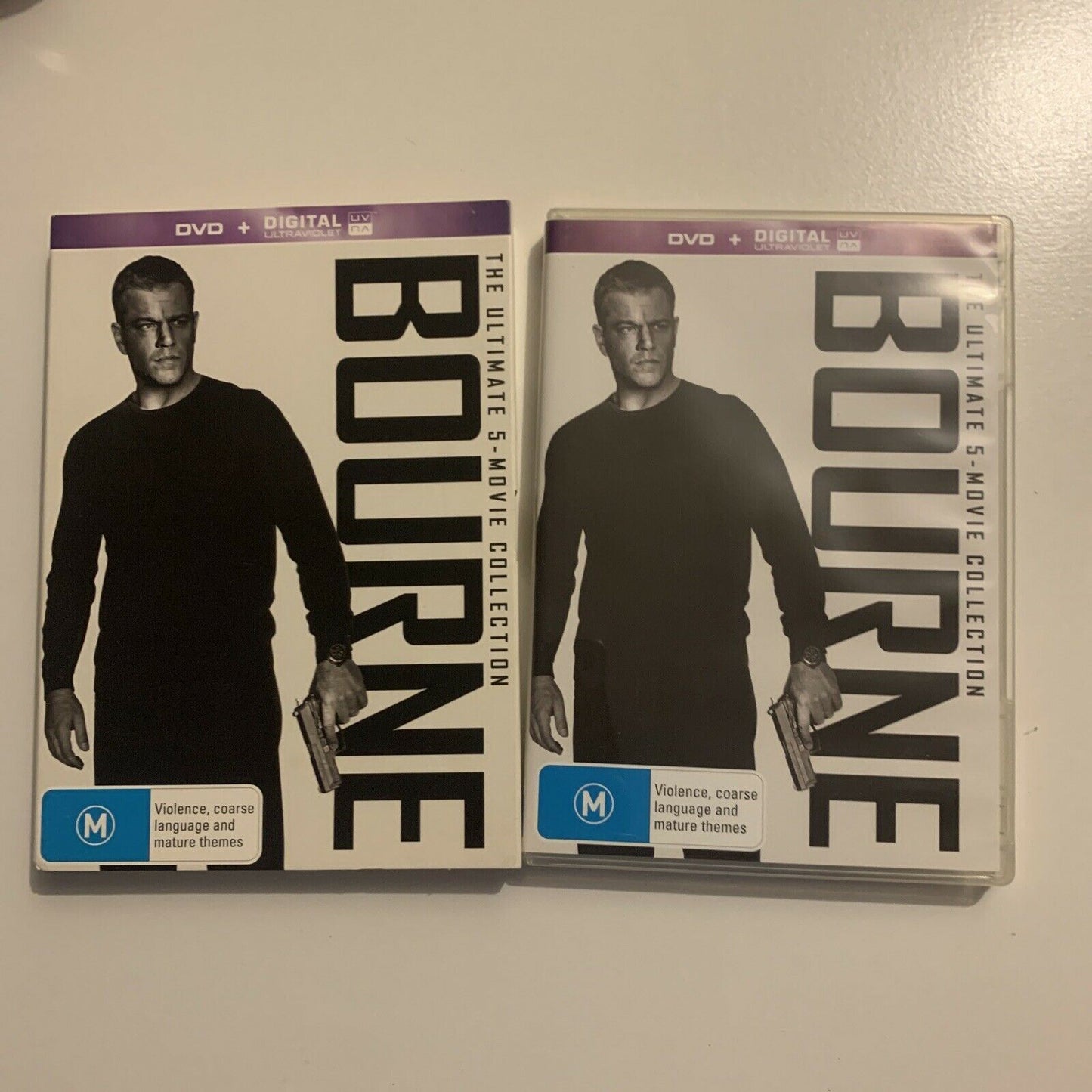 Bourne : Movie 1-5 (DVD, 2016, 5-Disc Set) Region 4&2