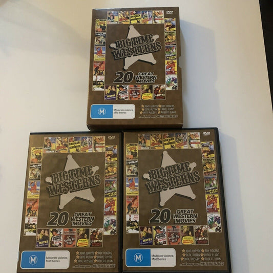 Bigtime Westerns - 20 Great Western Movies DVD John Wayne All Regions