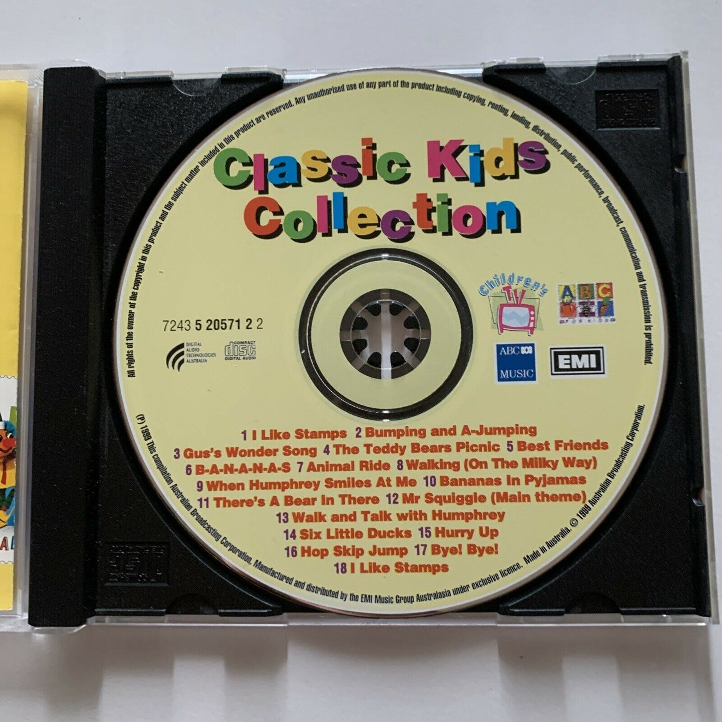 ABC For Kids - Classic Kids Collection (CD, 1999) Bananas In Pyjamas