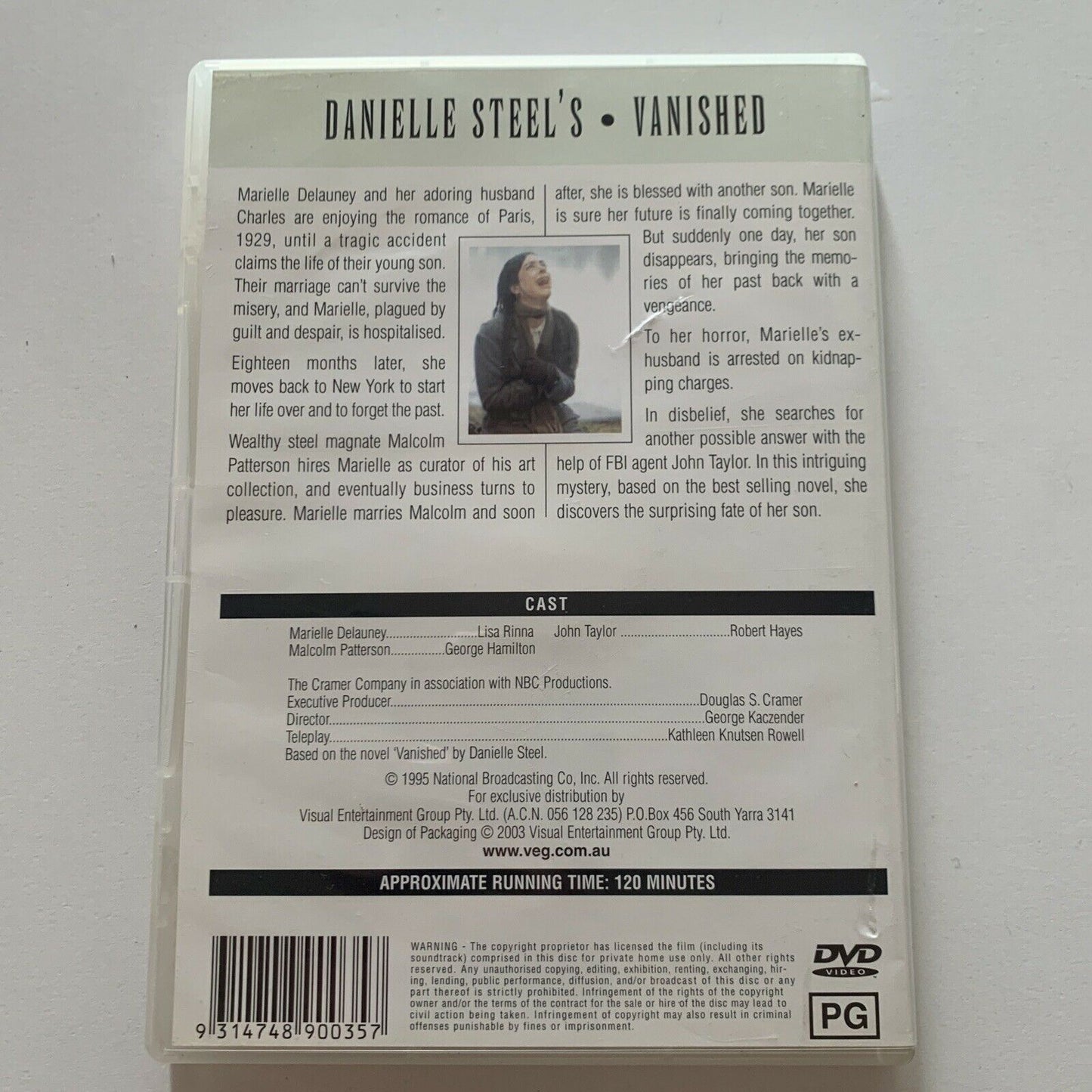 Danielle Steel's - Vanished (DVD, 1995) George Hamilton, Lisa Rinna All Regions