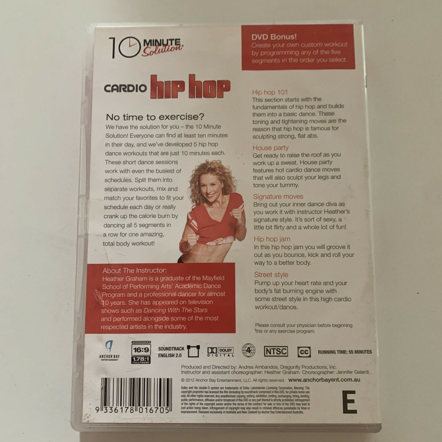 10 Minute Solution - Cardio Hip Hop (DVD, 2013) Region 4