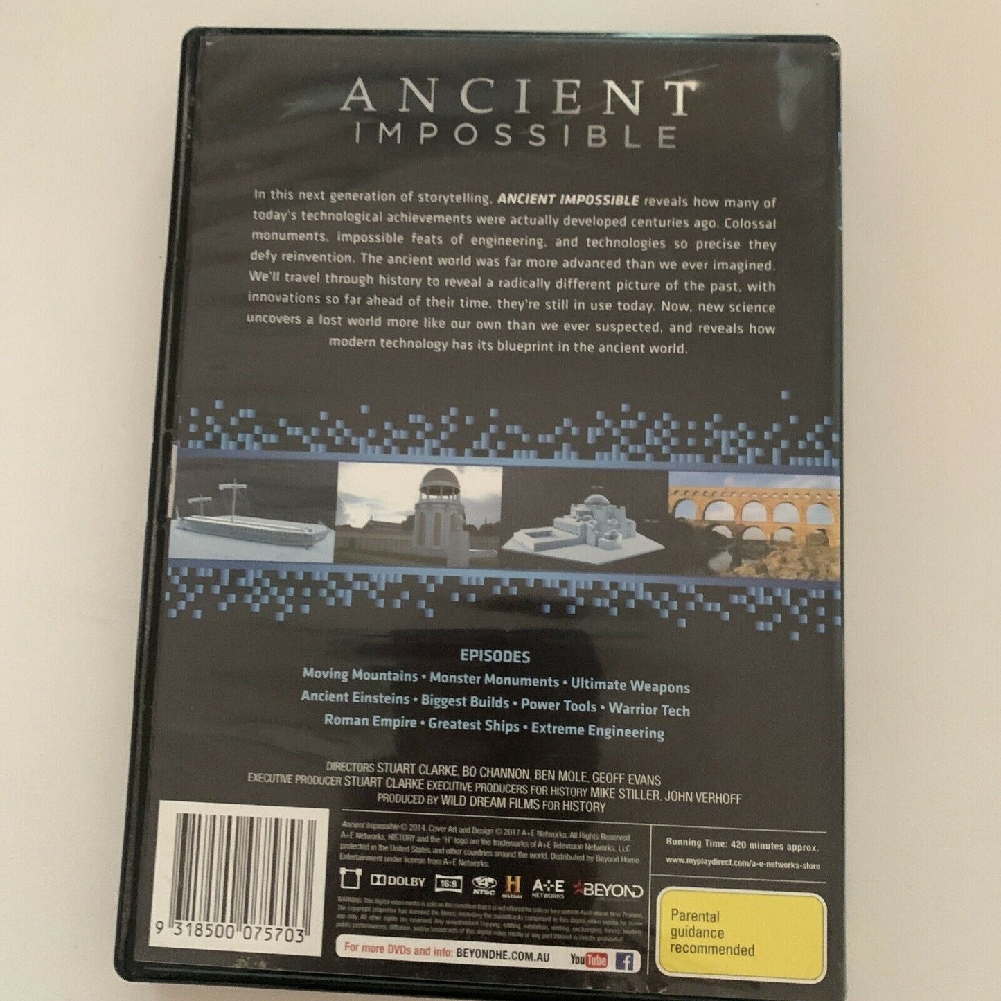 History Channel: Ancient Impossible (DVD, 2017, 3-Disc Set) Alan Gilchrist