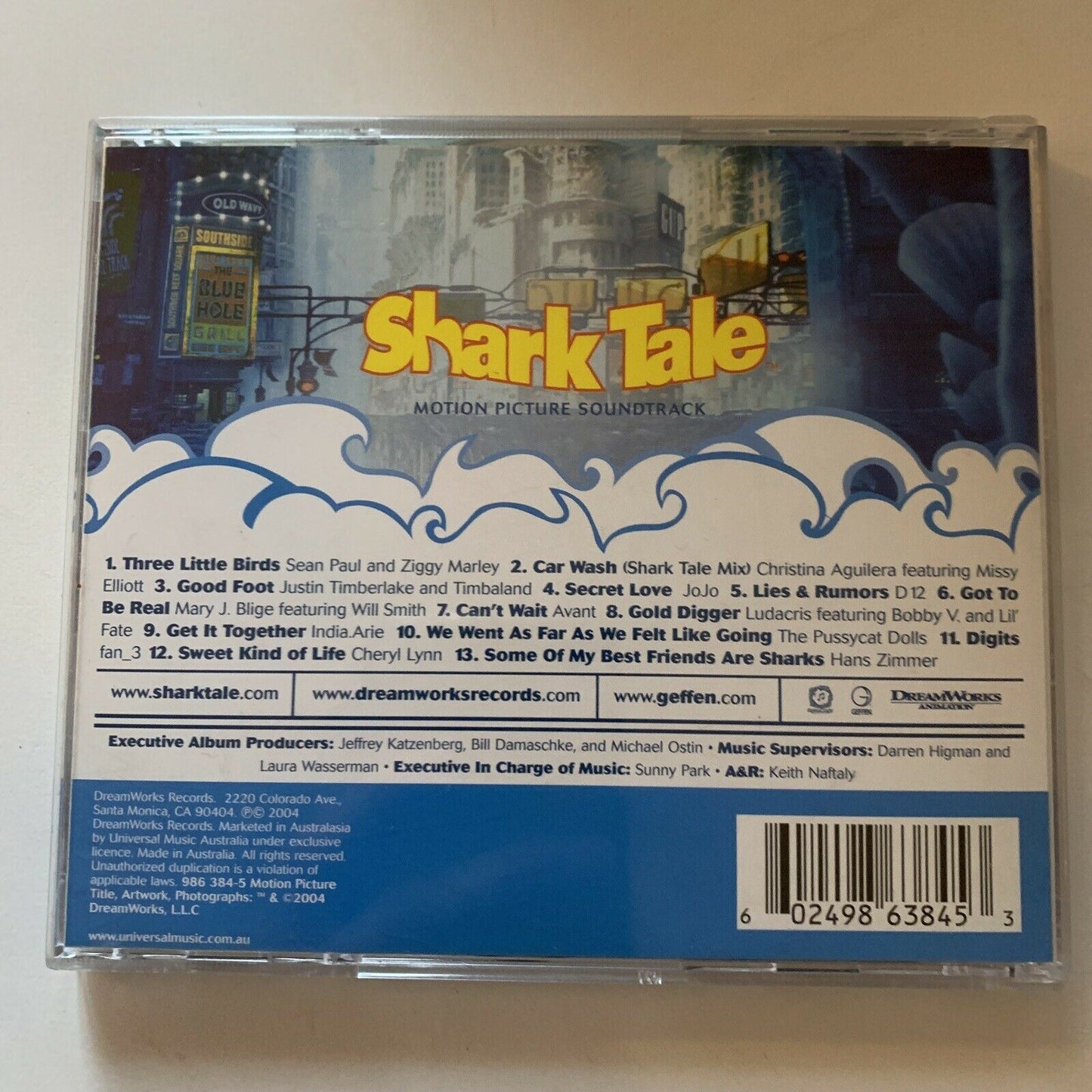 Shark Tale - Motion Picture Soundtrack (CD, Sep-2004, Geffen)