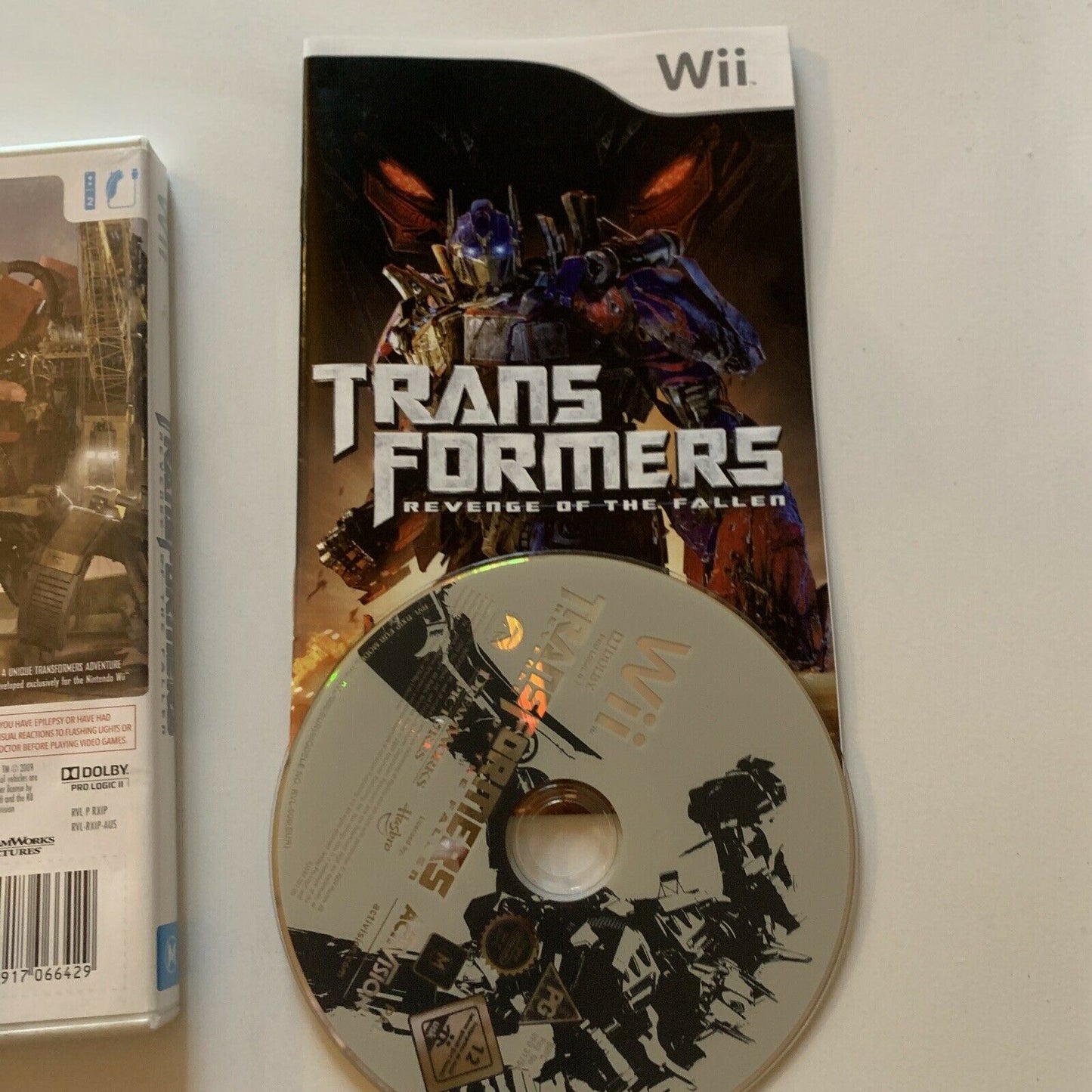 Transformers - Revenge Of The Fallen Nintendo Wii Complete With Manual PAL