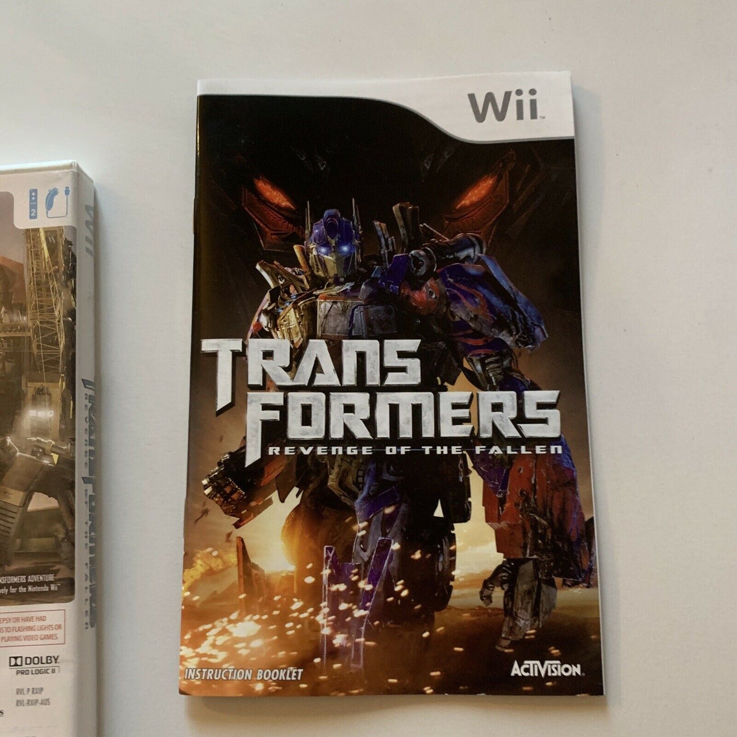 Transformers - Revenge Of The Fallen Nintendo Wii Complete With Manual PAL