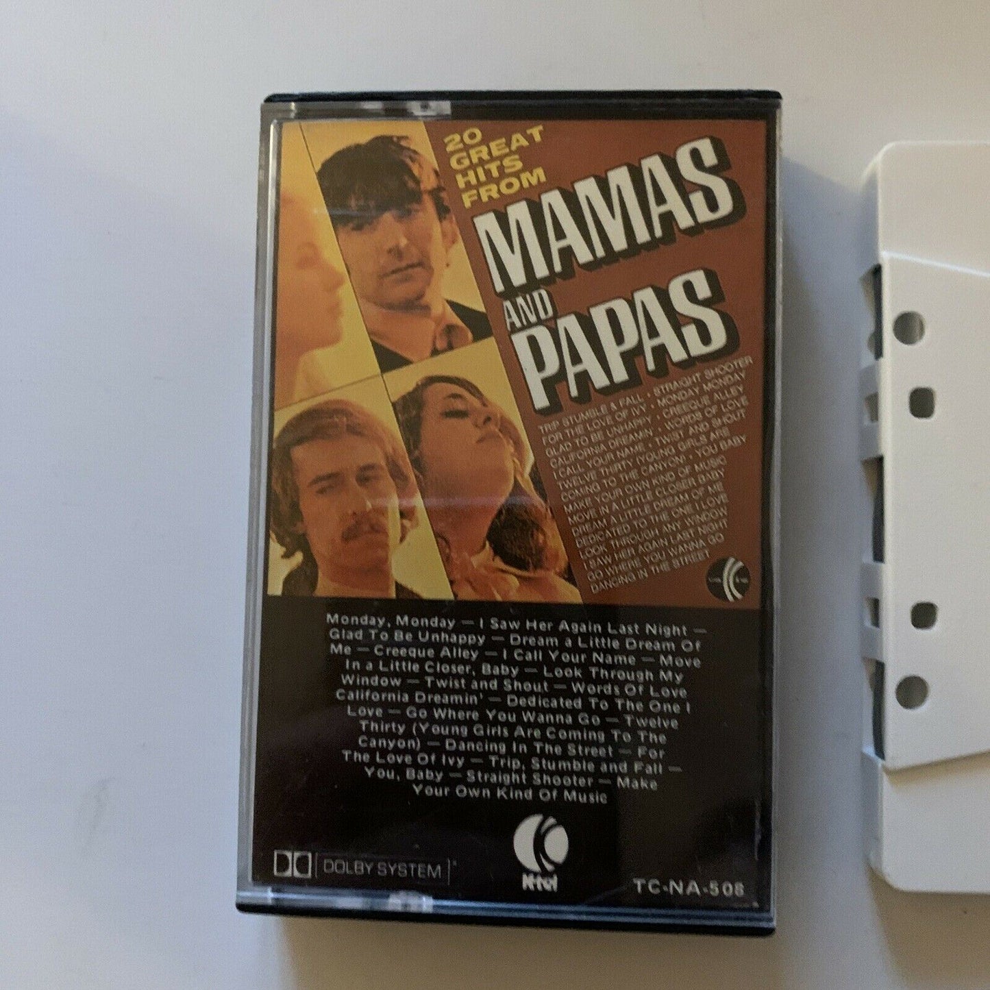 Mamas And Papas - 20 Great His From Mamas And Papas (Cassette Tape, 1978)