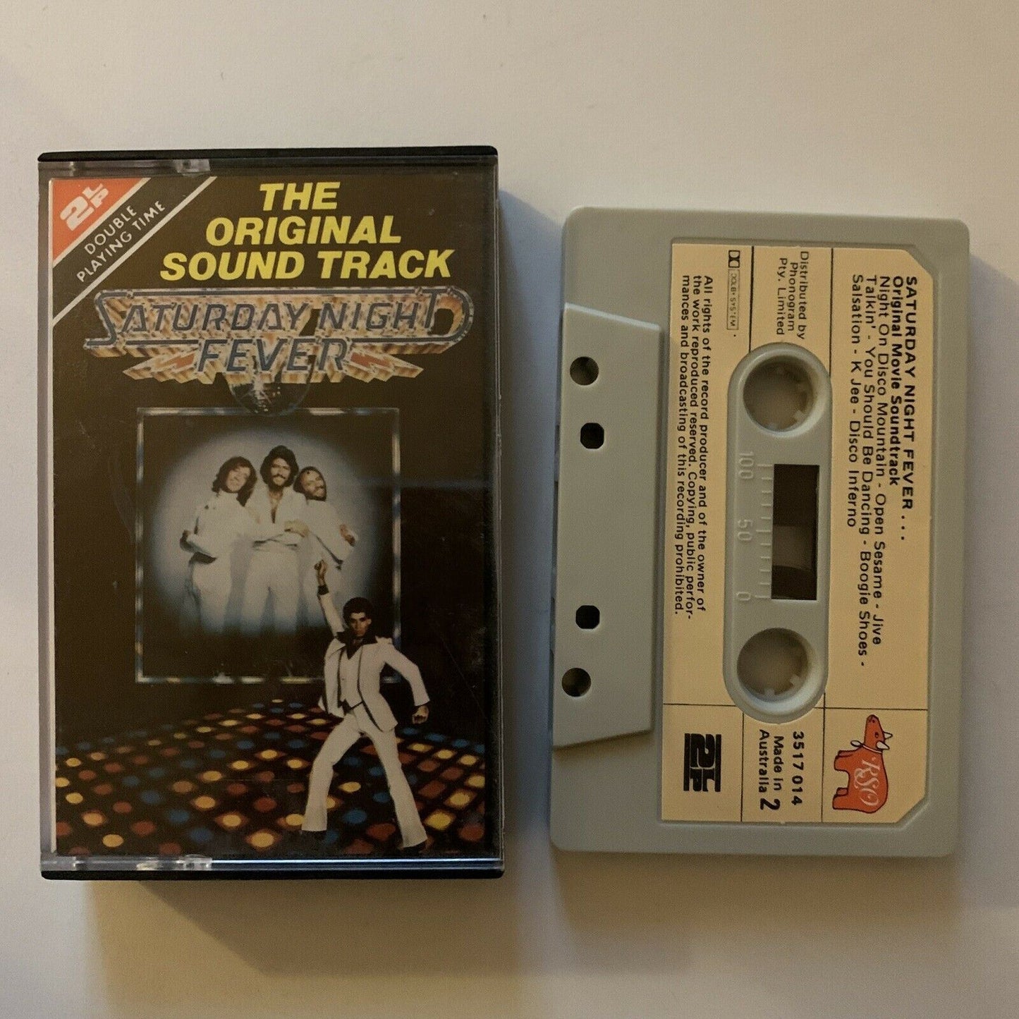 Saturday Night Fever - The Original Soundtrack (Cassette Tape, 1977)