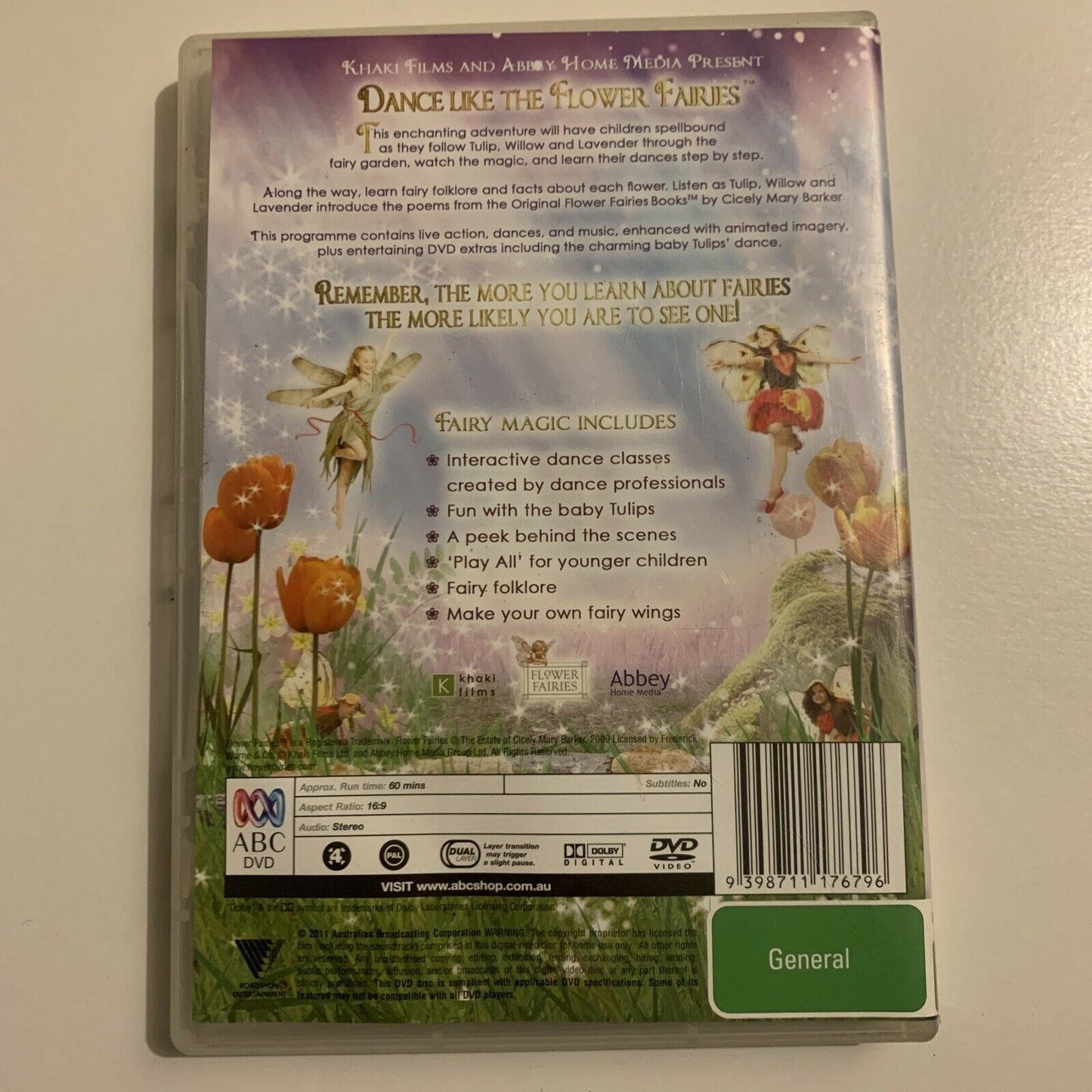ABC for Kids: Dance Like The Flower Fairies (DVD, 2011)