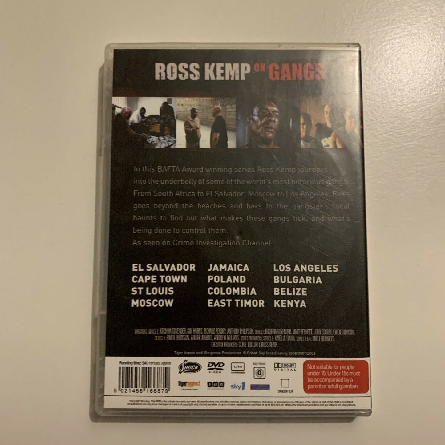 Ross Kemp On Gangs - Collection (DVD, 2006, 3-Disc) All Regions