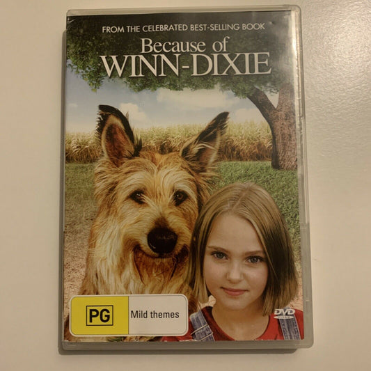 Because Of Winn-Dixie (DVD, 2005)  AnnaSophia Robb,  Jeff Daniels. Region 4&2