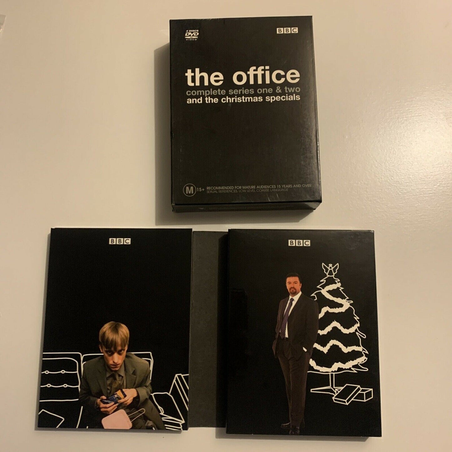 The Office UK - Complete Series & Christmas Special (DVD, 2004, 4-Disc Set)