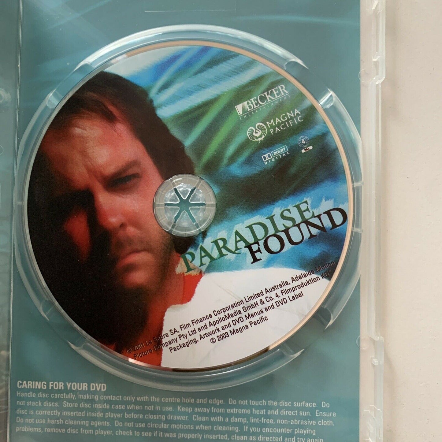 Paradise Found (DVD, 2001) Kiefer Sutherland, Natassja Kinski. Region 4