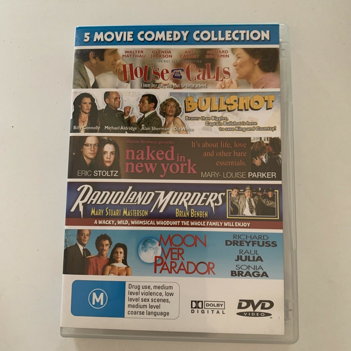 5 Movie Comedy Collection DVD Walter Matthau, Mary-Louise Parker, Billy Connolly