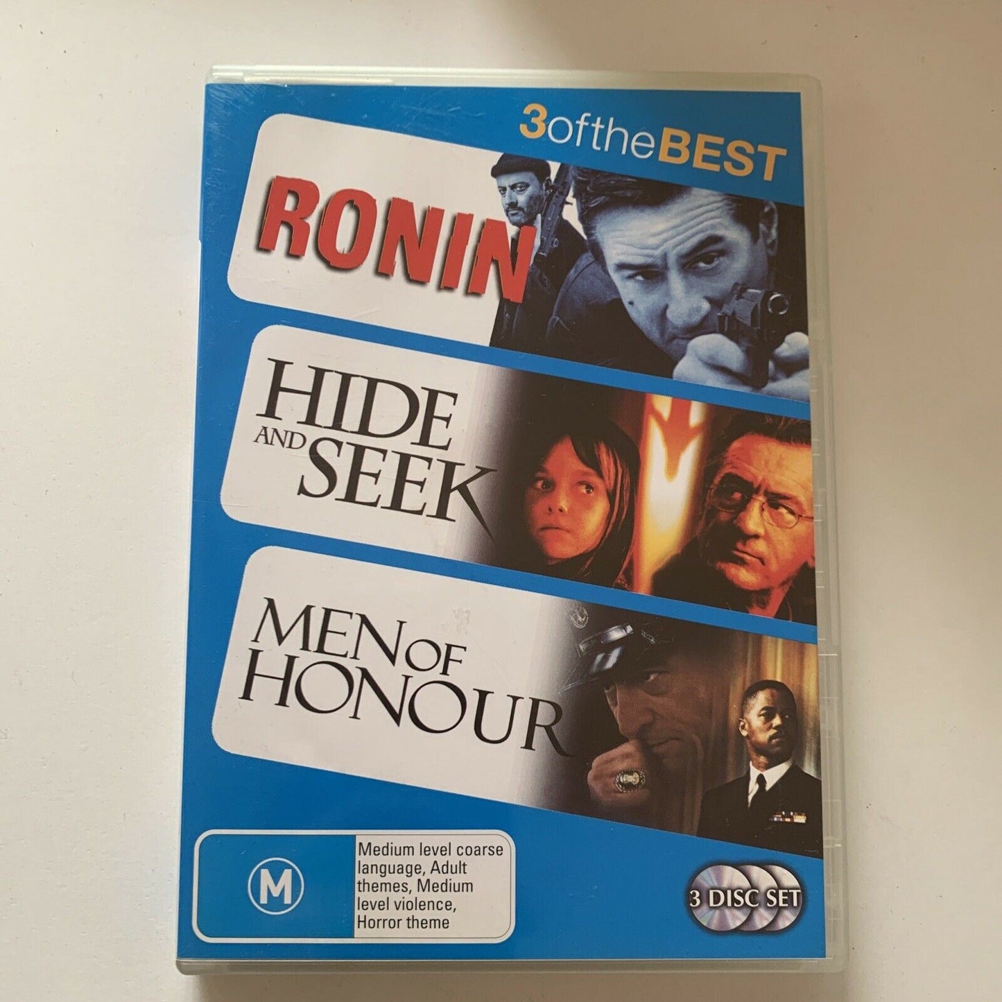 Robert De Niro: Ronin / Hide And Seek / Men Of Honour (DVD, 3-Disc) Region 4
