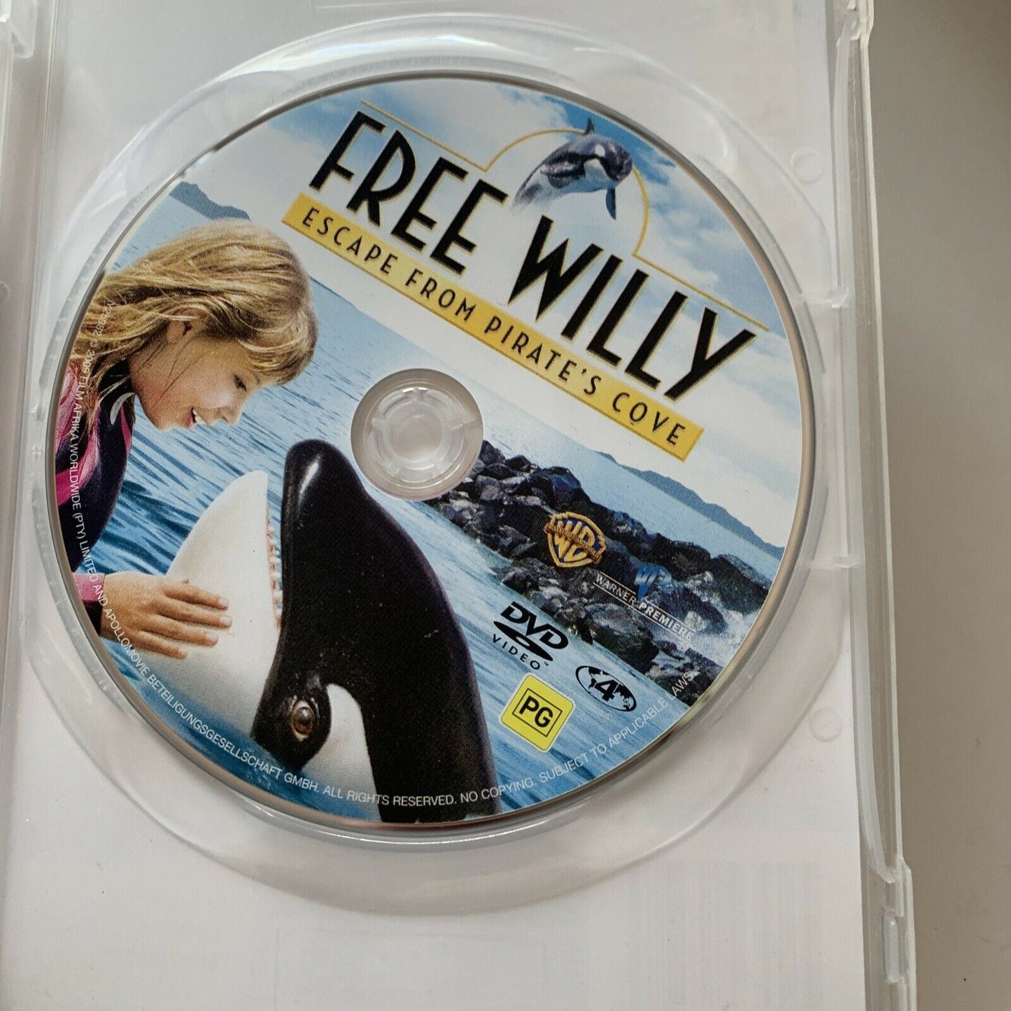 Free Willy 1,2,3 & Escape From Pirate's Cove (DVD, 2009) Region 4