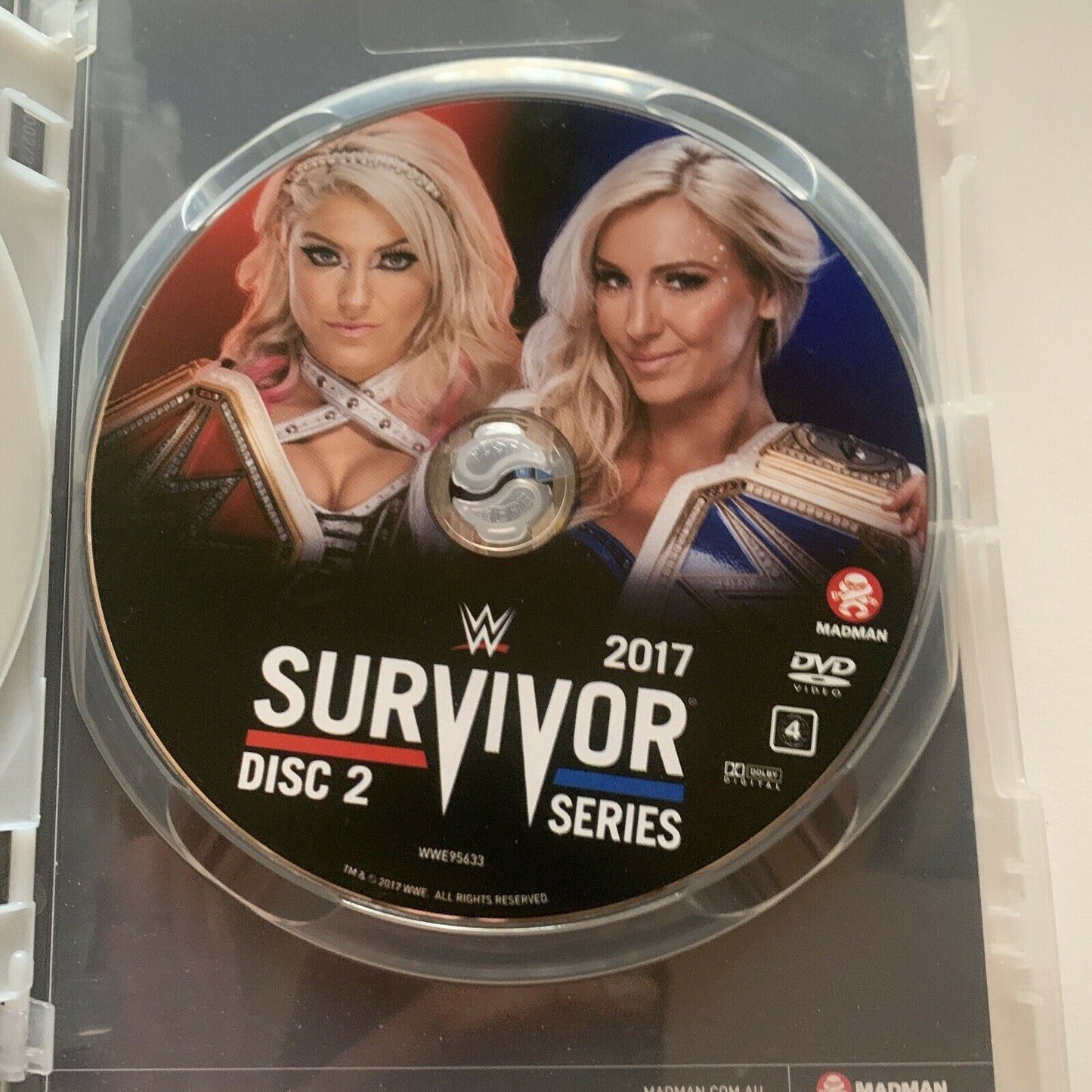 WWE - Survivor Series 2017 (DVD, 2018, 2-Disc) AJ Styles, Brock Lesnar Region 4