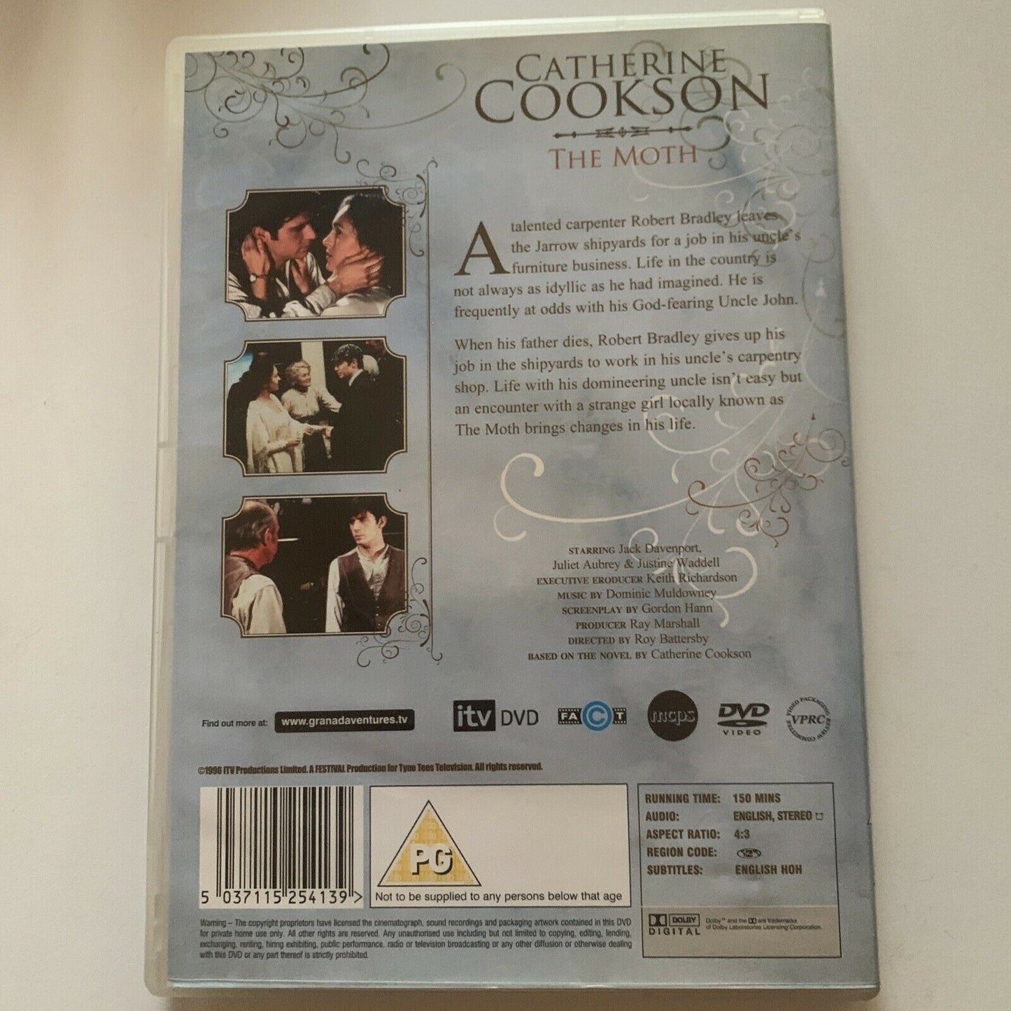 Catherine Cookson - The Moth (DVD, 1997)  Juliet Aubrey, Jack Davenport Region 2