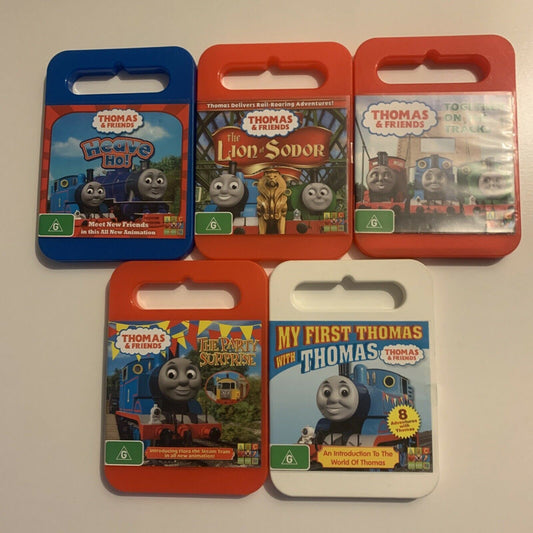 5x Thomas & Friends DVDs Region 4