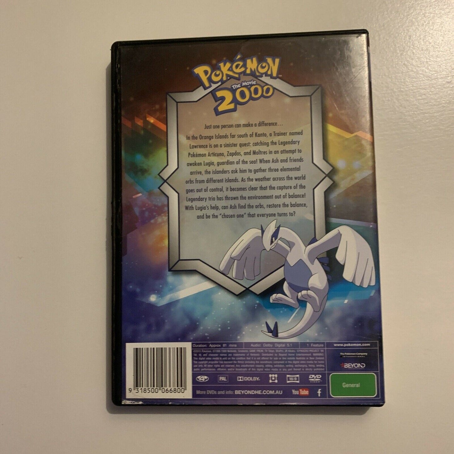 Pokemon - The Movie 2000 (DVD, 2015)