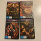 The Hunger Games / Catching Fire / Mockingjay Part 1 & 2 (DVD, 2015, 4-Disc)